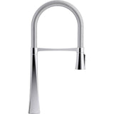 Graze Semi-professional kitchen sink faucet with three-function sprayhead