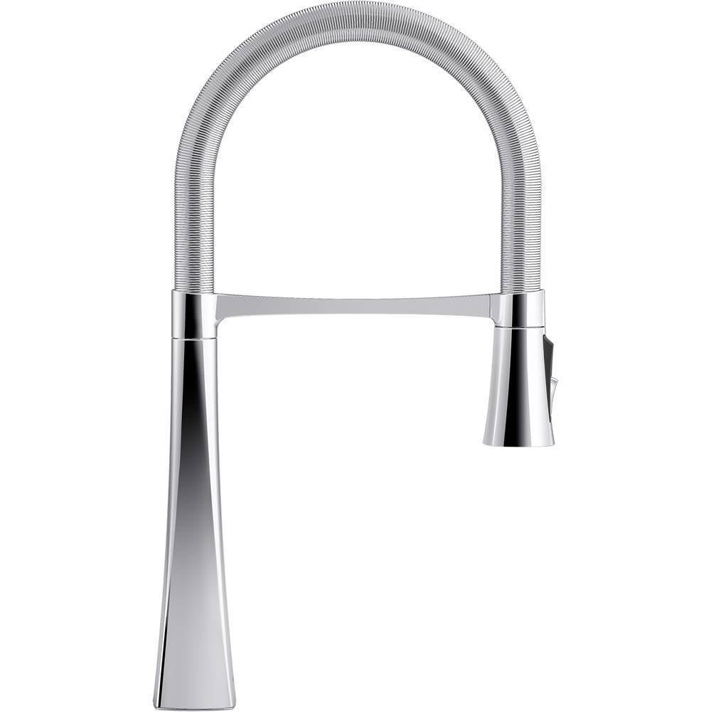 Graze Semi-professional kitchen sink faucet with three-function sprayhead