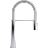 Graze Semi-professional kitchen sink faucet with three-function sprayhead