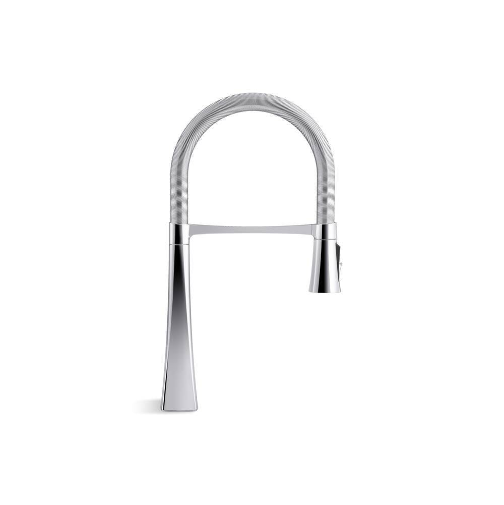Graze Semi-professional kitchen sink faucet with three-function sprayhead