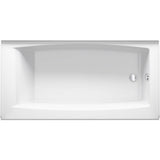 Entity 60'' x 30'' alcove bath right drain