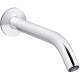 Kohler - Components Wall-mount bathroom sink faucet spout with Tube design, 1.2 gpm - Polished Chrome