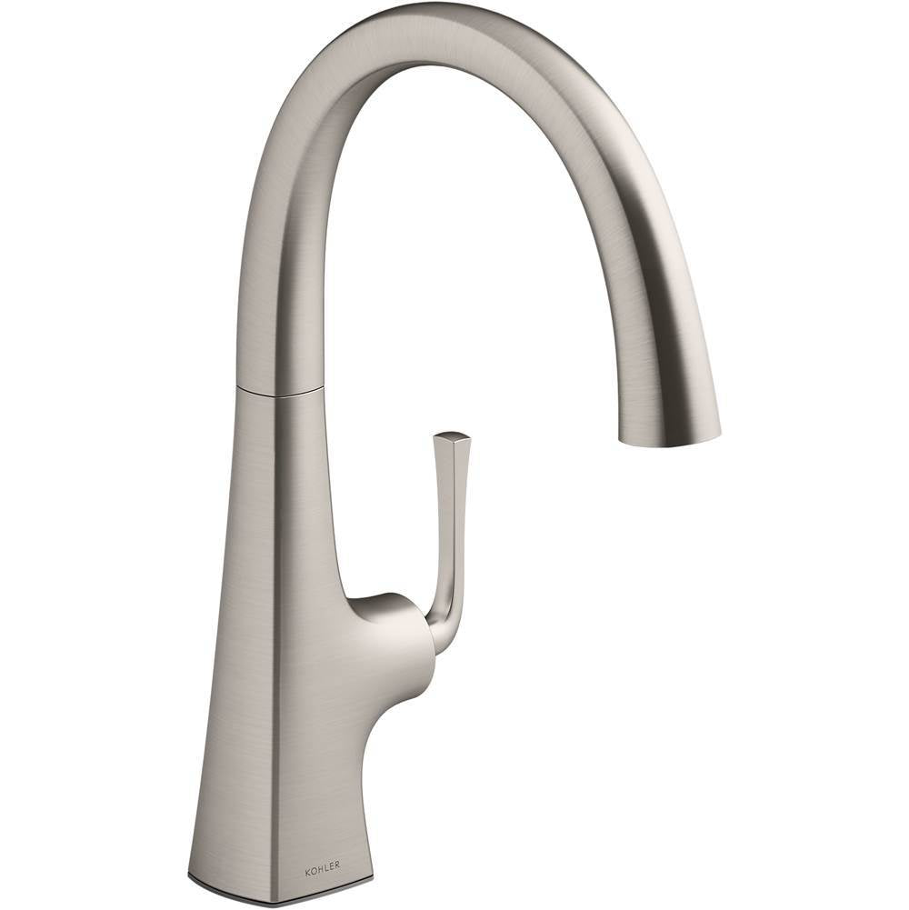 Kohler - Graze Single-handle bar sink faucet - Vibrant Stainless