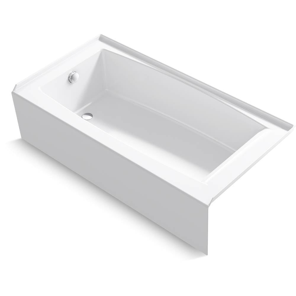 Kohler - Entity 60'' x 30'' alcove bath, left drain - White