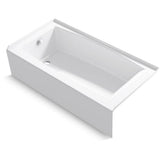 Kohler - Entity 60'' x 30'' alcove bath, left drain - White