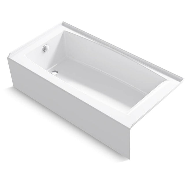 Kohler - Entity 60'' x 30'' alcove bath, left drain - White