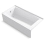 Kohler - Entity 60'' x 30'' alcove bath, left drain - White