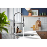 Crue Semi-professional kitchen sink faucet with three-function sprayhead