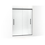 Kohler - Pleat 79-1/16'' H sliding shower door with 5/16''-thick glass - Matte Black