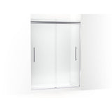 Kohler - Pleat 79-1/16'' H sliding shower door with 5/16''-thick glass - Bright Polished Silver