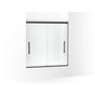 Kohler - Pleat 63-9/16'' H sliding bath door with 5/16''-thick glass - Matte Black