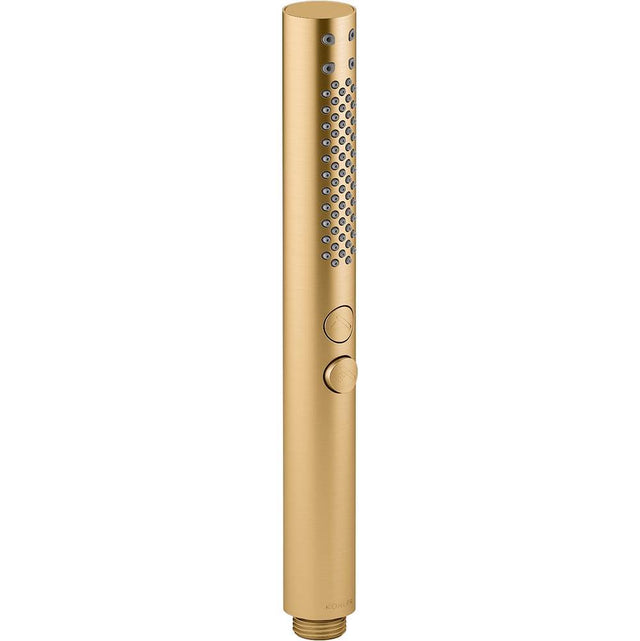 Kohler - Shift+ Round two-function handshower, 2.5 gpm - Vibrant Brushed Moderne Brass