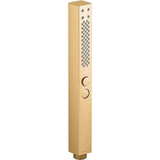 Kohler - Shift+ Square two-function handshower, 2.5 gpm - Vibrant Brushed Moderne Brass