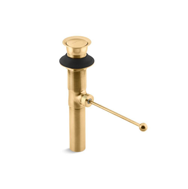Kohler - Premier pop-up drain, exposed, without overflow - Vibrant Brushed Moderne Brass