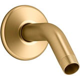Kohler - Shower arm and flange, 5-3/8'' long - Vibrant Brushed Moderne Brass