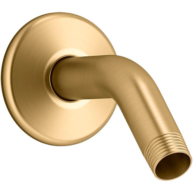 Kohler - Shower arm and flange, 5-3/8'' long - Vibrant Brushed Moderne Brass