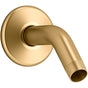 Kohler - Shower arm and flange, 5-3/8'' long - Vibrant Brushed Moderne Brass