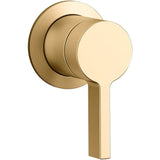 Kohler - Components Wall-mount bathroom sink faucet handle - Vibrant Brushed Moderne Brass