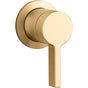 Kohler - Components Wall-mount bathroom sink faucet handle - Vibrant Brushed Moderne Brass