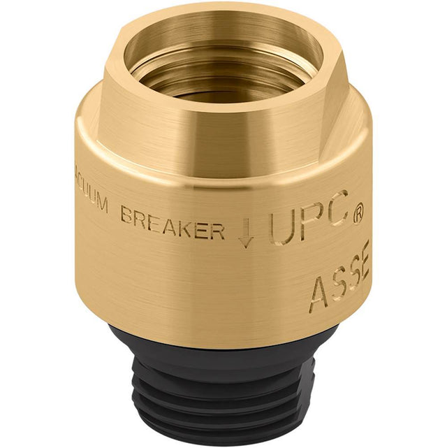 Kohler - PersonaE Vacuum breaker, 1/2'' x 1/2'' - Vibrant Brushed Moderne Brass