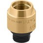 Kohler - PersonaE Vacuum breaker, 1/2'' x 1/2'' - Vibrant Brushed Moderne Brass