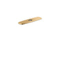 Kohler - Graze Three-hole kitchen faucet escutcheon - Vibrant Brushed Moderne Brass