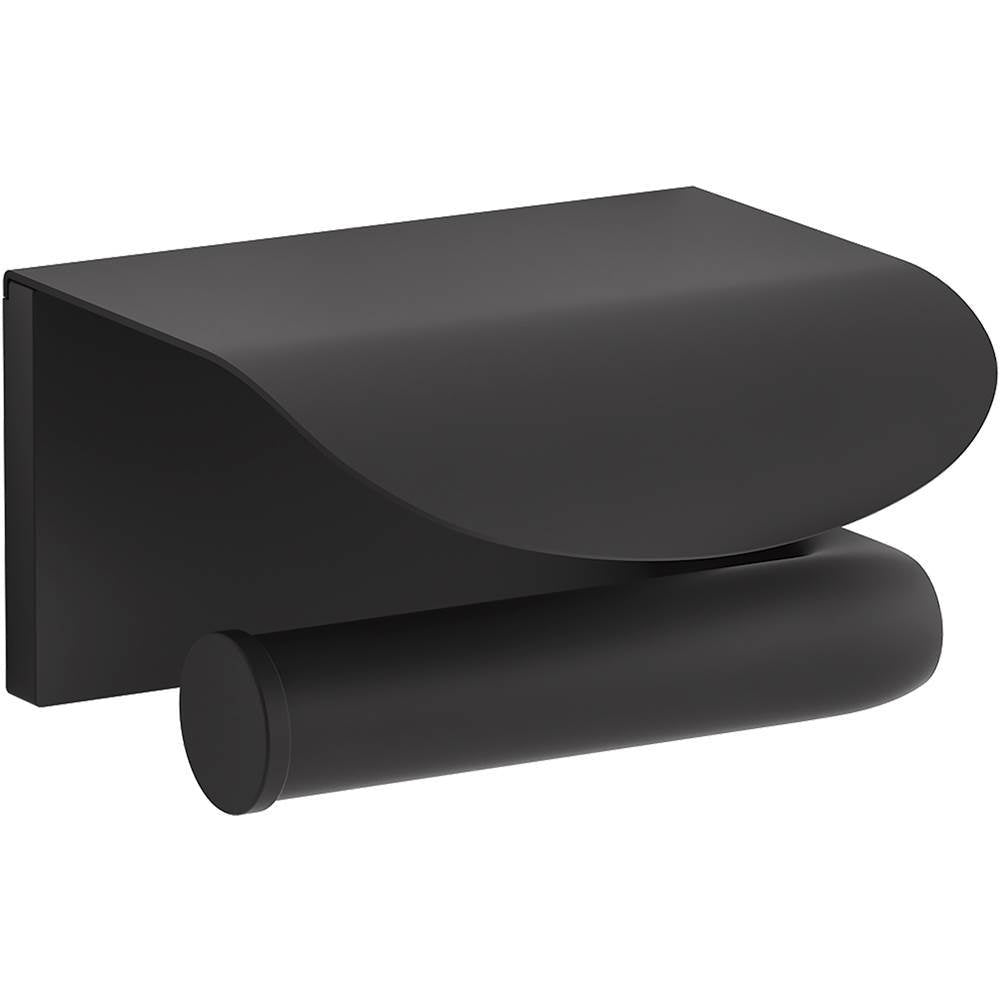 Kohler - Avid Covered toilet paper holder - Matte Black