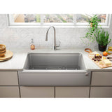 Cairn 34'' undermount single-bowl farmhouse kitchen sink