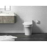 San Souci Hidden cord one-piece compact elongated toilet with concealed trapway, 1.28 gpf toilet