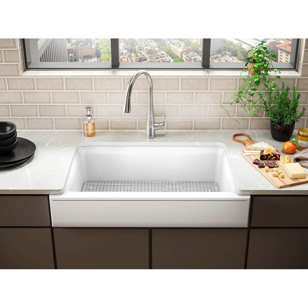 Cairn Undermount single-bowl farmhouse kitchen sink
