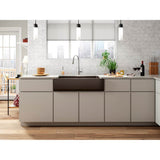 Cairn 34'' undermount single-bowl farmhouse kitchen sink