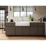 Cairn 34'' undermount single-bowl farmhouse kitchen sink