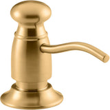 Kohler - Traditional soap/lotion dispenser - Vibrant Brushed Moderne Brass