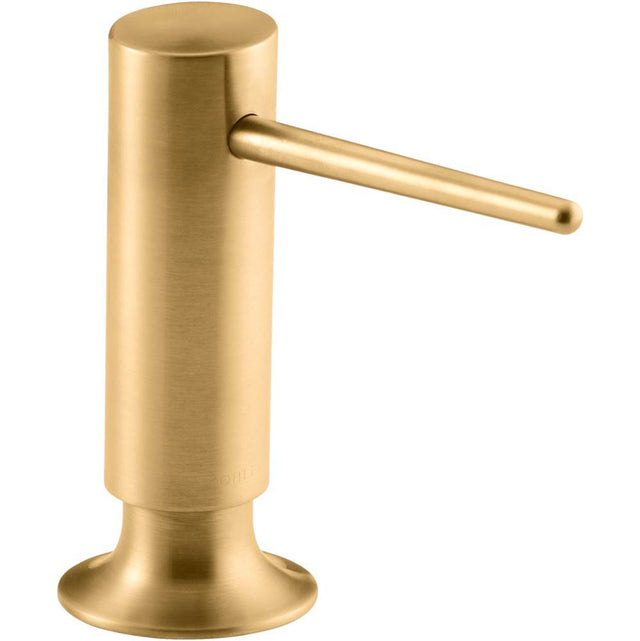Kohler - Contemporary design soap/lotion dispenser - Vibrant Brushed Moderne Brass
