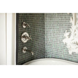 Purist MasterShower transfer valve trim with cross handle