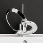 Lacava - Deck-mount single-hole faucet with joystick lever handle and click-clack drain, ADA compliant. - Polished Chrome