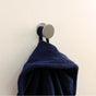 Lacava - Wall-mount robe hook made of chrome plated brass.  Diam: 2'', D: 1 1/2''. - Polished Nickel