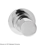 Lacava - TRIM ONLY - Built-in single-lever mixer with round escutcheon, requires remote pressure balancing valve  for shower applications. - Polished Chrome