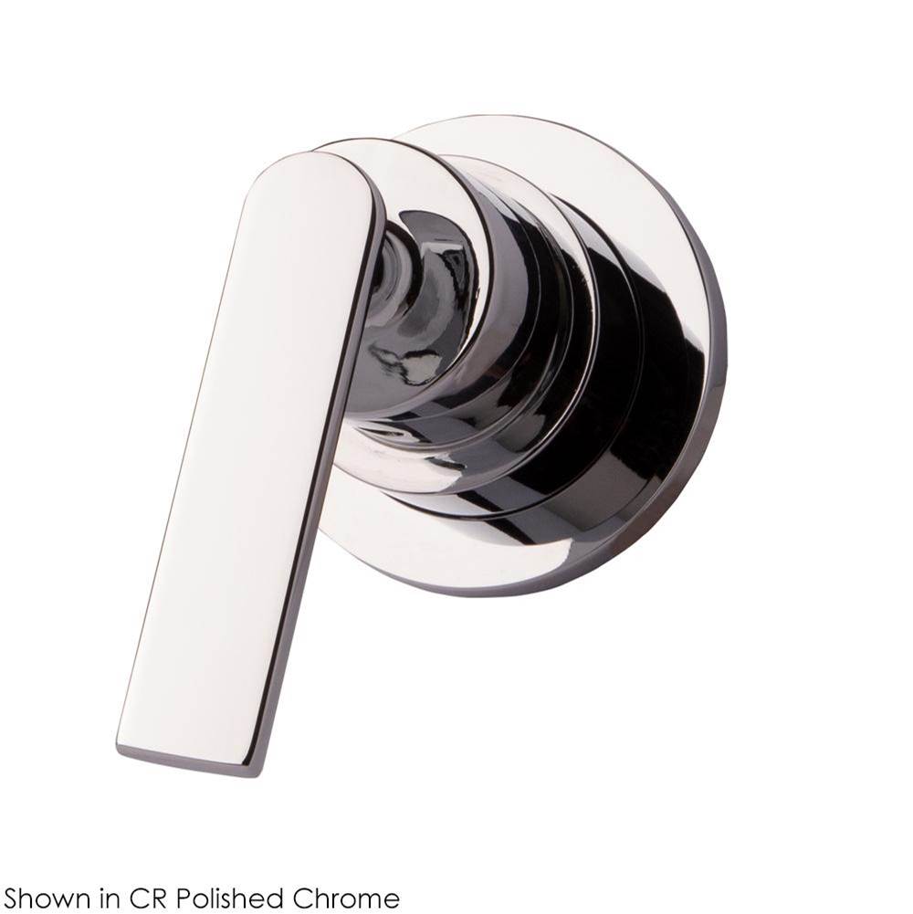 Lacava - TRIM ONLY - Built-in single-lever mixer with round escutcheon and lever handle - Polished Chrome