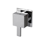 Lacava - TRIM ONLY - Stop valve GPM 12 (43.5 PSI) with square back plate and square handle 1/2'' and 3/4'' - Brushed Nickel