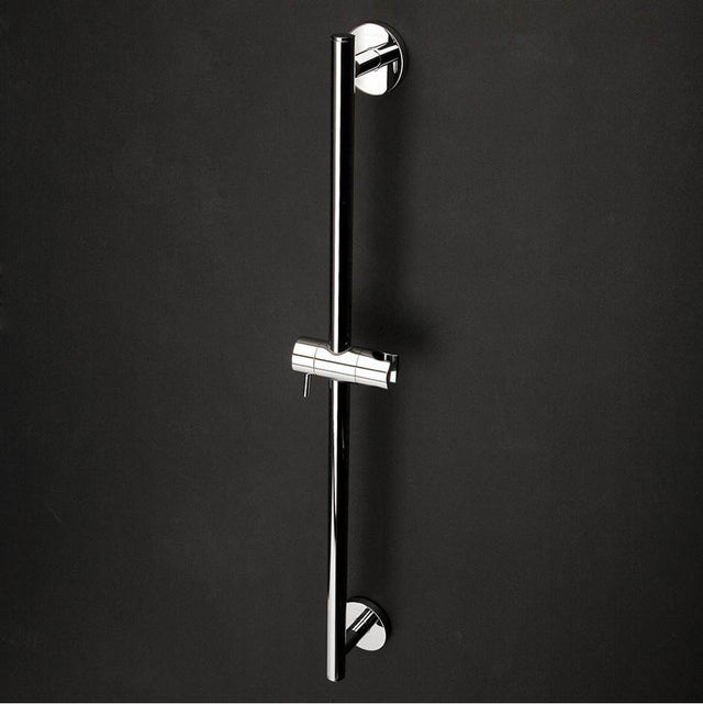 Lacava - Wall-mount round rail with hook for hand-held shower head - Polished Nickel