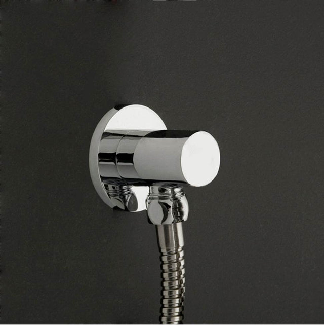 Lacava - Water intake. Diam: 20 1/4'', D: 2 3/8''. - Polished Nicekl