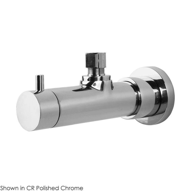 Lacava - Angle valve in round shape. - Polished Nickel