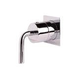Lacava - TRIM ONLY - 2-way diverter, flow rate 10 GPM (43.5 PSI), square backplate - Polished Nickel
