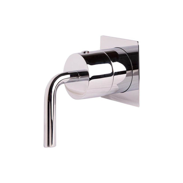 Lacava - TRIM ONLY - Stop Valve 3/4 + 1/2 adapter, flow rate 12 GPM (43.5 PSI), square back plate, lever handle - Polished Nickel