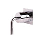 Lacava - TRIM ONLY - 3-way diverter, flow rate 10 GPM (43.5 PST), curved lever handle, square backplate - Polished Nickel