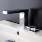 Lacava - Deck mount two hole faucet with a square neck spout, lever handle, and a pop up drain SPOUT: 6'', H:5 1/8'' - Polished Nickel