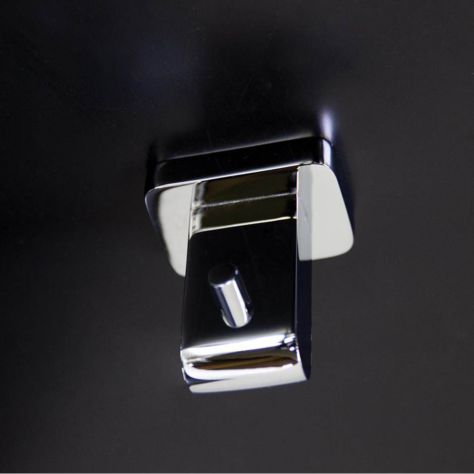 Lacava - Wall mount robe hook made of chrome plated brass W: 2 1/8'', D 2 5/8'', H: 1 3/8'' - Polished Nickel
