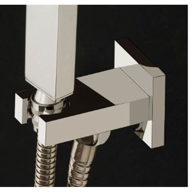Lacava - Water intake for hand held shower head, hose is not included. W:1 3/4'', H: 2 3/4'' - Matte Black