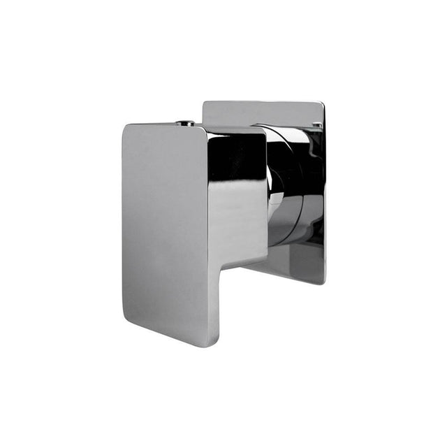 Lacava - TRIM ONLY - 2-Way diverter valve GPM 10 (43.5 PSI) with square back plate and lever handle - Polished Nickel